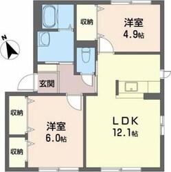 グランシードＫⅢの物件間取画像